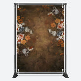 Aperturee - Vintage Oil Painting Colorful Flower Floral Backdrop